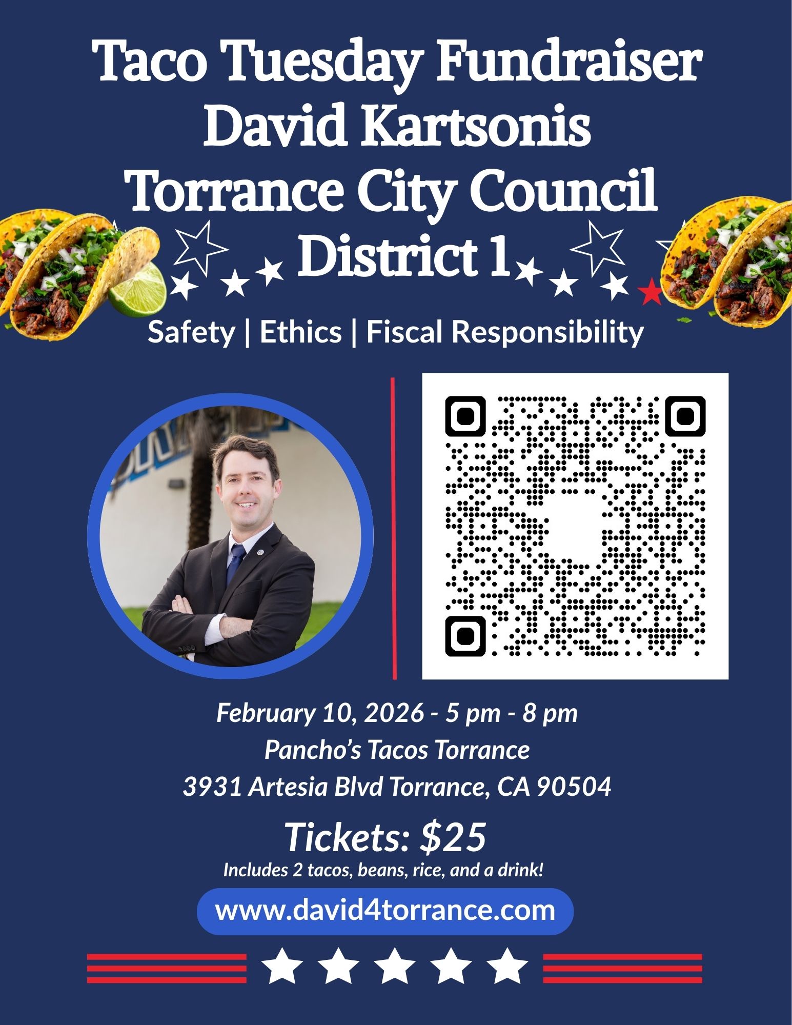Taco Tuesday Fundraiser Flyer
